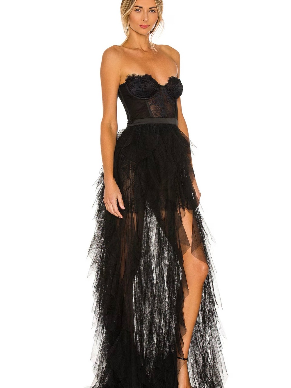 For Love & Lemons X REVOLVE Black Bustier Gown! Currently $359 on Revolve! - Picture 2 of 9